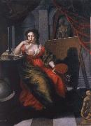unknow artist Allegorical portrait of Annals Mary Ehrenstrahl painting